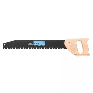 Kézifűrész, Pilana 22 5287, fekete, 450 mm, 11 keményfém fog, acél penge, zárt fa markolat, pórusbetonhoz