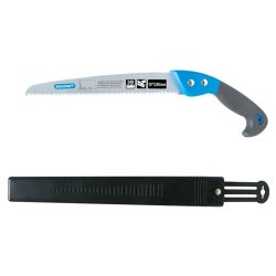   Kerti kézifűrész, Aquacraft 310090, szürke, 25 cm pengehossz, krómozott acél penge, műanyag gumírozott fogantyú, tokkal