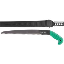   Kerti kézifűrész, Strend Pro Garden KT2048, zöld, 27 cm pengehossz, acél penge, műanyag fogantyú, tokkal
