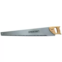   Kézifűrész, Strend Pro PWH-CO, 700 mm, 17 keményfém fog, acél penge, zárt fa markolat, pórusbetonhoz