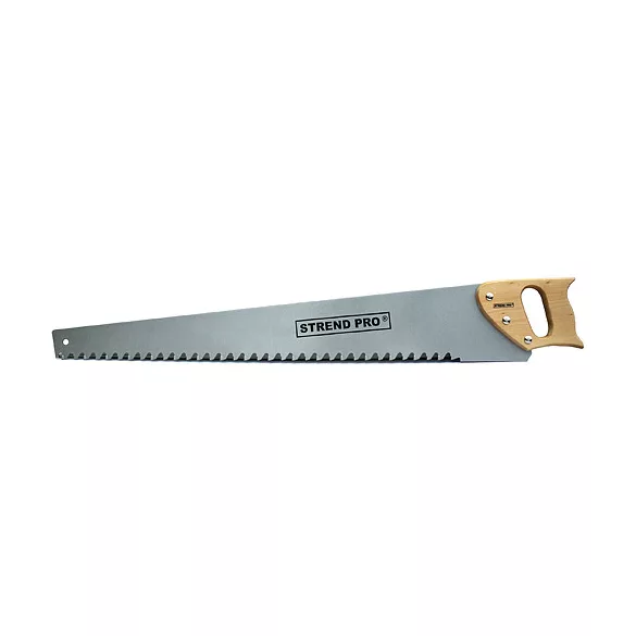 Kézifűrész, Strend Pro PWH-CO, 700 mm, 17 keményfém fog, acél penge, zárt fa markolat, pórusbetonhoz