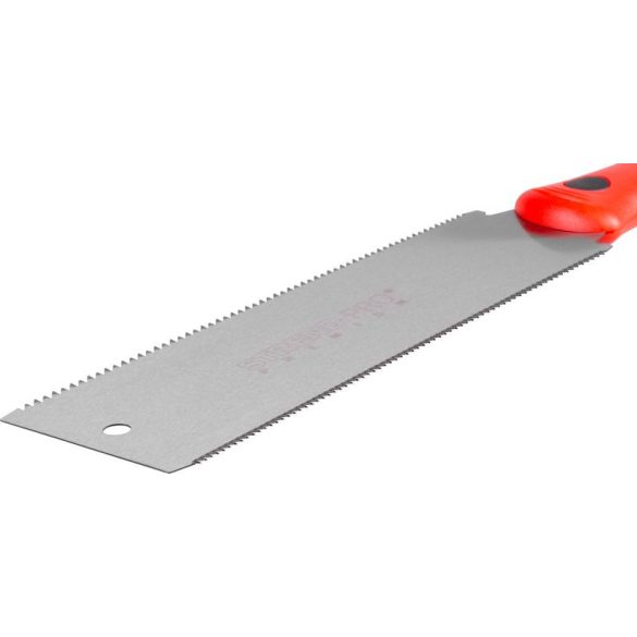 Japán húzófűrész, Strend Pro Premium ComfortGrip DL230, 23 cm pengehossz, acél penge, gumírozott fogantyú, kétoldalas, finom vágásokhoz