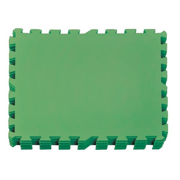 EVA medence szőnyeg, 500 x 500 x 4 mm, zöld, 9 db