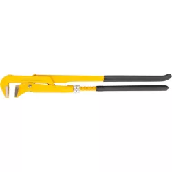  Csőfogó, Strend Pro PW509 Herkules, sárga/fekete, 250 mm, 1" befogás, fogazott pofák, hosszú fogantyú, fém