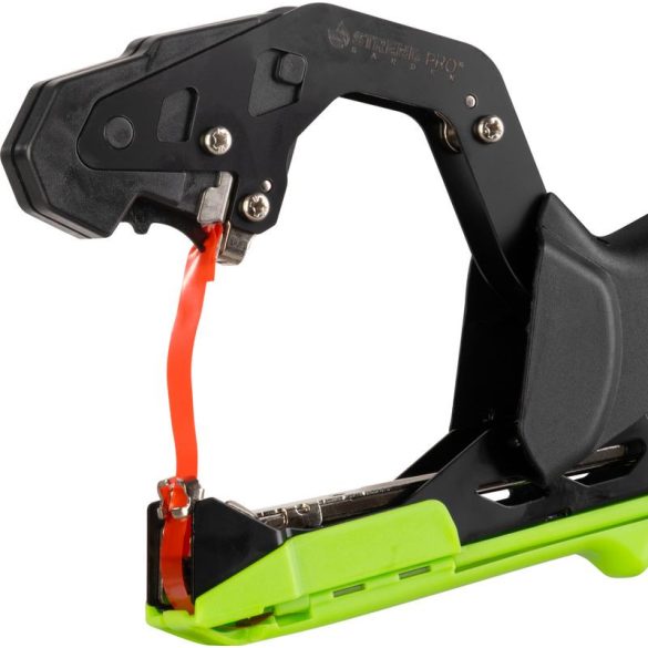 Kötözőfogó készlet, Strend Pro Garden Lizard, fekete, 10 db szalag, 10 000 db kapocs, professzionális