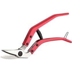   Lemezvágó olló, Rostex, piros, 300 mm, lemezekhez maximum 1,3 mm vastagságig