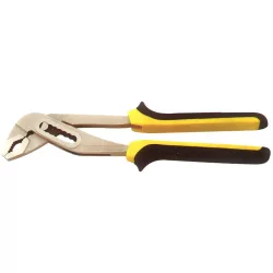   Vízpumpafogó, Strend Pro PL4810, sárga/fekete, 250 mm, fogazott pofák, állítható pofatávolság, fém