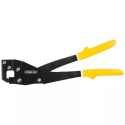   Profilösszekötő fogó, Strend Pro SP891B, fekete/sárga, 350 mm, fém és gipszkarton profilokhoz, acél pofa, műanyag markolat