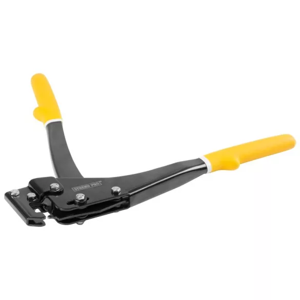 Profilösszekötő fogó, Strend Pro SP891B, fekete/sárga, 350 mm, fém és gipszkarton profilokhoz, acél pofa, műanyag markolat