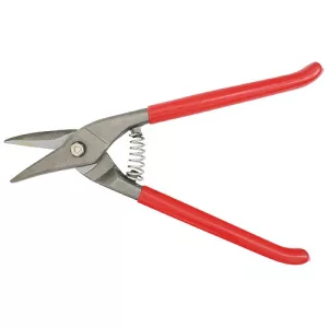 Lemezvágó olló, Strend Pro PL652A, piros, 250 mm, jobbos kivitel, lemezekhez