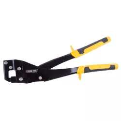   Profilösszekötő fogó, Strend Pro SP8891, fekete/sárga, 350 mm, fém és gipszkarton profilokhoz, szénacél pofa, műanyag markolat, maximum 0,8 mm vastagság