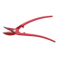   Lemezvágó olló, Rostex 2344, piros, 250 mm, acél test, acél penge, fémlemezhez, maximum 10 mm átmérő