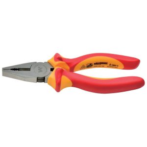 Kombinált fogó, Whirlpower, 15701-321, 18 cm, villanyszerelő, VDE 1000 V, DIN 5746, erős, precíz, profi