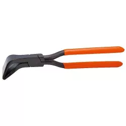   Bádogos hajlító fogó, Strend Pro BC11A, fekete/narancssárga, 275 mm, hajlított, lapos pofájú, pofaszélesség: 60 mm, fémlemez hajlításához