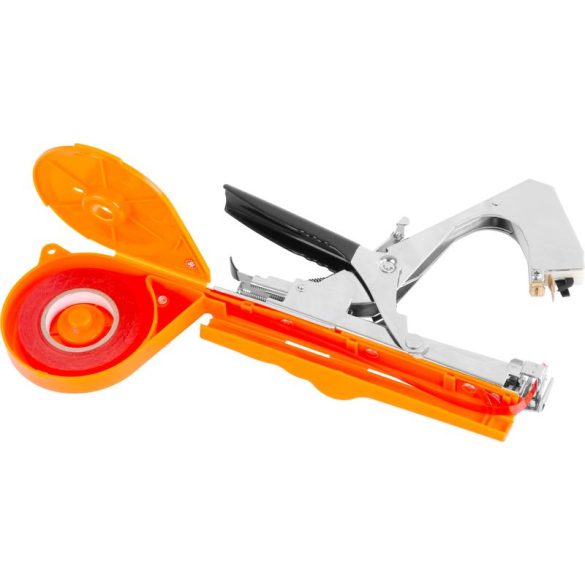 Kötözőfogó, Strend Pro Garden Cameleon SP500, szürke, acél fej, műanyag tárolórész