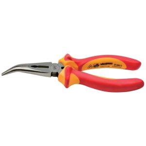 Villanyszerelő fogó, Whirlpower, 15703-311, 20 cm, hajlított orrú, VDE 1000 tanúsítvány, DIN5745 szabvány, profi