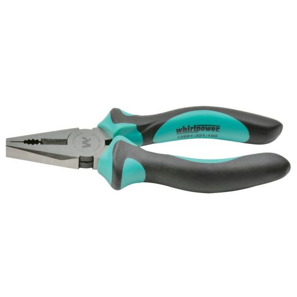 Kombinált fogó, Whirlpower, 15601-321, 200 mm, matt kivitel, króm-vanádium (Cr-V) acél, DIN 5746 szabvány