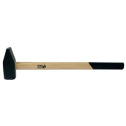   Lakatoskalapács, Strend Pro HM131 Heavy, fekete, 10 000 g, fa nyél, acél fej, DIN 1042, lapos/hegyes