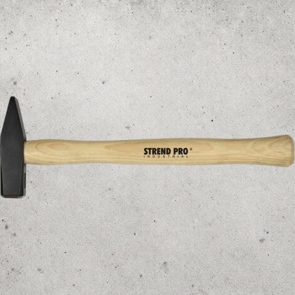 Lakatoskalapács, Strend Pro Industrial LH411, fekete, 3000 g, fa nyél, acél fej, lapos/hegyes