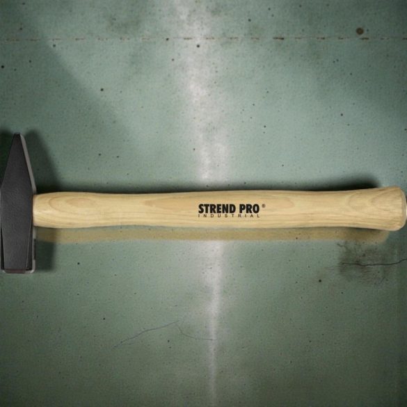 Lakatoskalapács, Strend Pro Industrial LH411, fekete, 3000 g, fa nyél, acél fej, lapos/hegyes