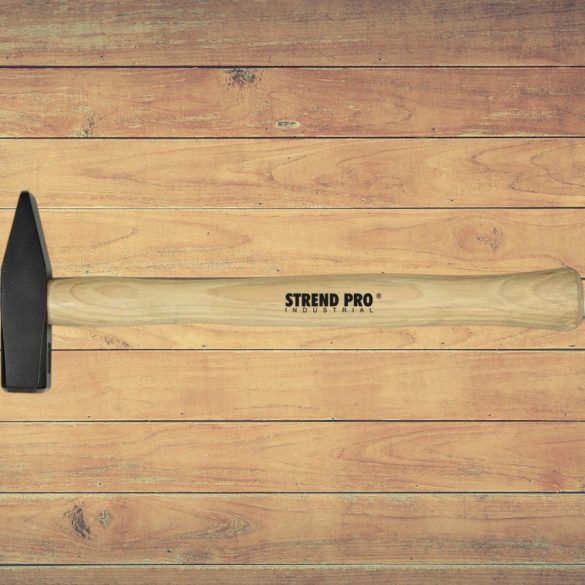 Lakatoskalapács, Strend Pro Industrial LH411, fekete, 3000 g, fa nyél, acél fej, lapos/hegyes