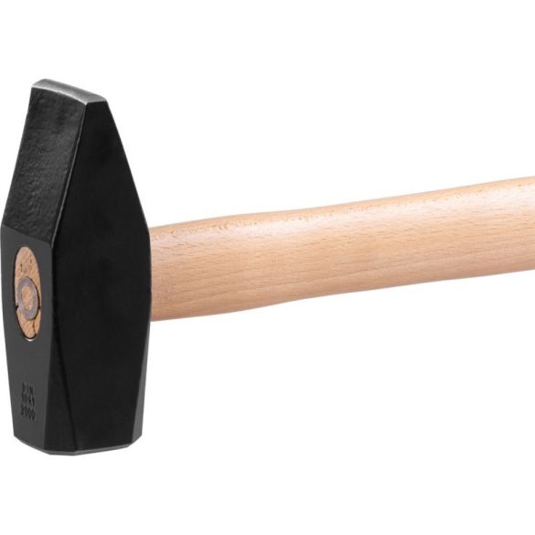Lakatoskalapács, Zbirovia 28, fekete, 2000 g, fa nyél, acél fej, lapos/hegyes