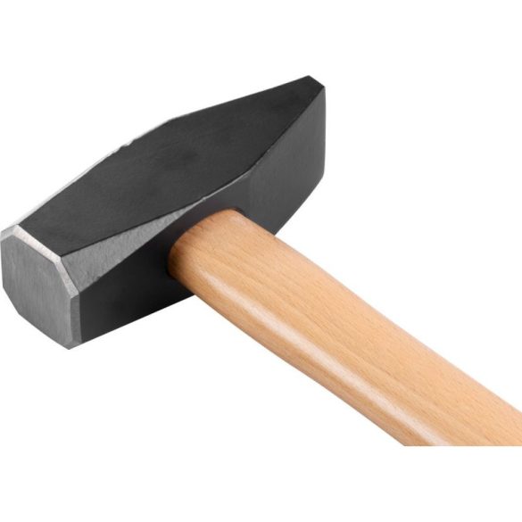 Lakatoskalapács, Zbirovia 28, fekete, 2000 g, fa nyél, acél fej, lapos/hegyes