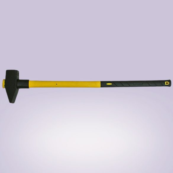 Bontókalapács, Strend Pro HM132, sárga/fekete, 6000 g, üvegszálas nyél, acél fej, DIN 1042, lapos/hegyes