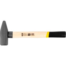   Lakatoskalapács, Strend Pro HM100, szürke, 1500 g, fa nyél, acél fej, DIN 1041, lapos/hegyes