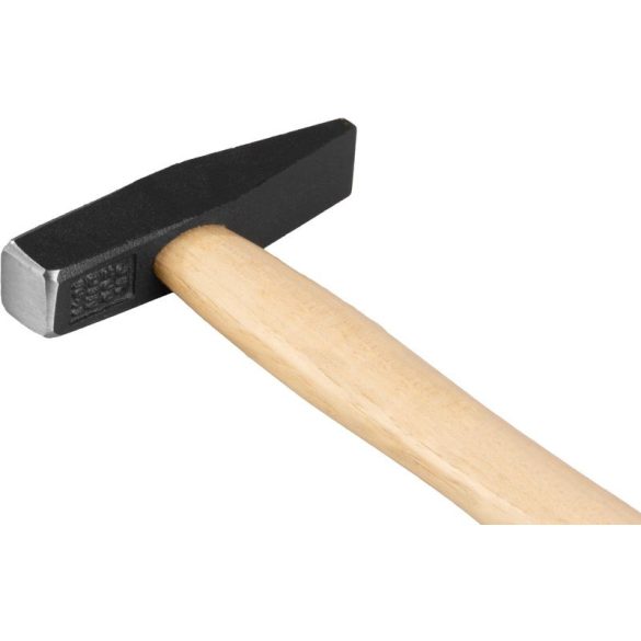 Lakatoskalapács, Strend Pro Premium HM102, fekete, 200 g, fa nyél, acél fej, lapos/hegyes