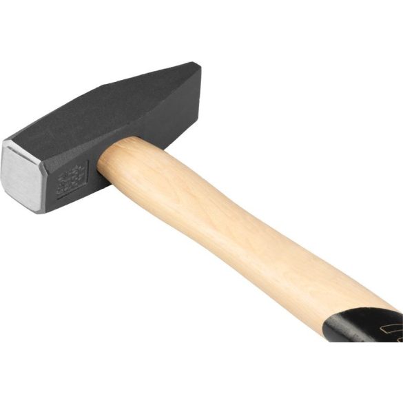 Lakatoskalapács, Strend Pro Premium HM102, fekete, 1000 g, fa nyél, acél fej, lapos/hegyes