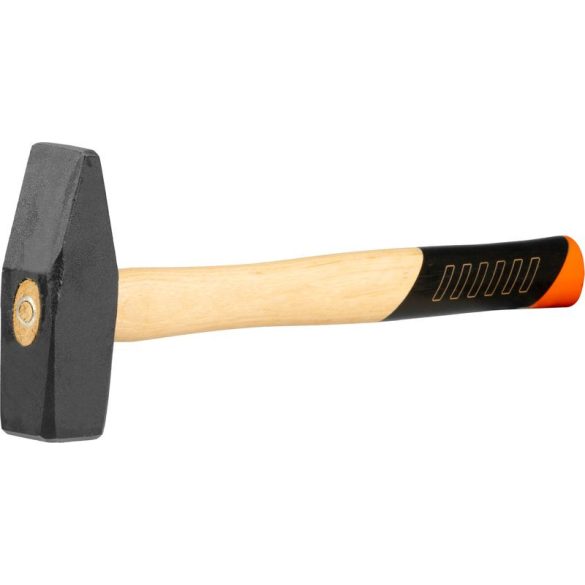 Lakatoskalapács, Strend Pro Premium HM102, fekete, 1500 g, fa nyél, acél fej, lapos/hegyes