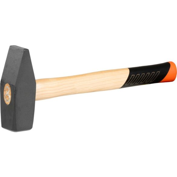Lakatoskalapács, Strend Pro Premium HM102, fekete, 2000 g, fa nyél, acél fej, lapos/hegyes