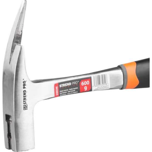 Ácskalapács, Strend Pro Premium HM385, szürke, 600 g, üvegszálas nyél, acél fej
