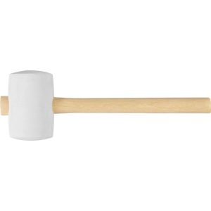 Gumikalapács, Strend Pro, fehér, 900 g, fa nyél, gumi fej