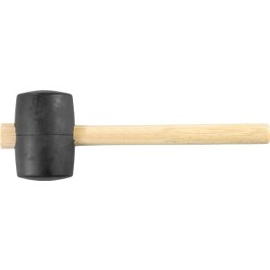 Gumikalapács, Strend Pro Blackhead, fekete, 900 g, fa nyél, gumi fej