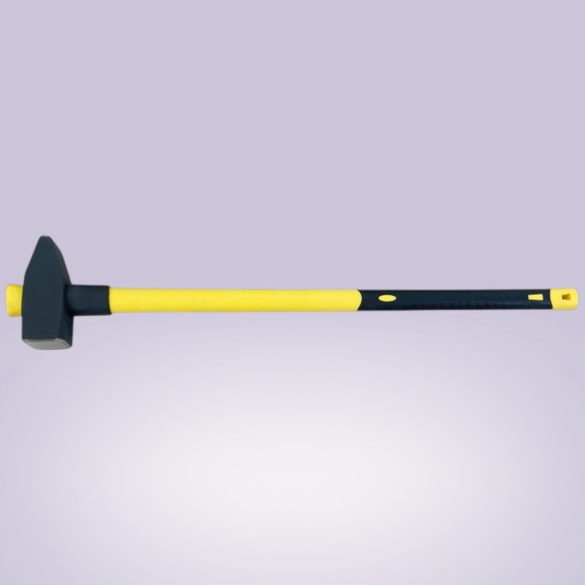 Bontókalapács, Strend Pro, sárga/fekete, 4000 g, üvegszálas nyél, acél fej, lapos/hegyes