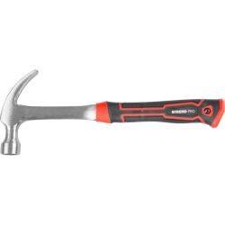   Ácskalapács, Strend Pro Premium ComfortGrip DL500, fekete/piros, 450 g, fém nyél, acél fej