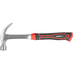 Ácskalapács, Strend Pro Premium ComfortGrip DL500, fekete/piros, 450 g, fém nyél, acél fej