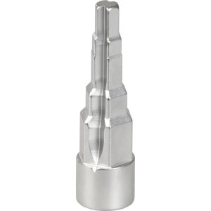 Dugófej, Strend Pro Premium Uni-Ra1, ezüst, 10–12–13–16–20 mm, 1/2'', Cr-V, lépcsős, univerzális