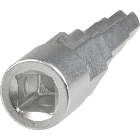 Dugófej, Strend Pro Premium Uni-Ra1, ezüst, 10–12–13–16–20 mm, 1/2'', Cr-V, lépcsős, univerzális