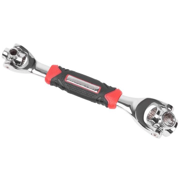 Dugókulcs-készlet, Strend Pro SW12/4 Herkules, ezüst, 48 részes, univerzális, racsnis