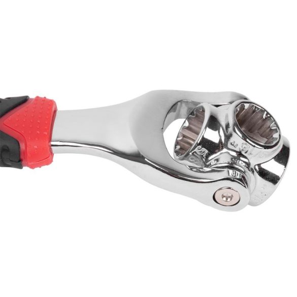 Dugókulcs-készlet, Strend Pro SW12/4 Herkules, ezüst, 48 részes, univerzális, racsnis