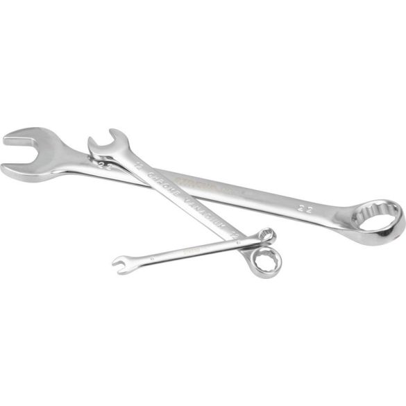 Csillag-villáskulcs-készlet, Strend Pro HR31584, ezüst, 12 részes, 6–22 mm, Cr-V