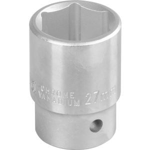 Dugófej, Tona Expert E113796, ezüst, 27mm, 3/4", DIN 3124, teljes hossz: 52 mm