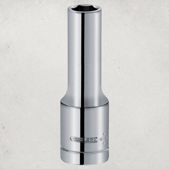 Dugófej, Tona Expert E113751T, ezüst, 4 mm, 1/4", Cr-V, hosszított, Maxi Drive profil