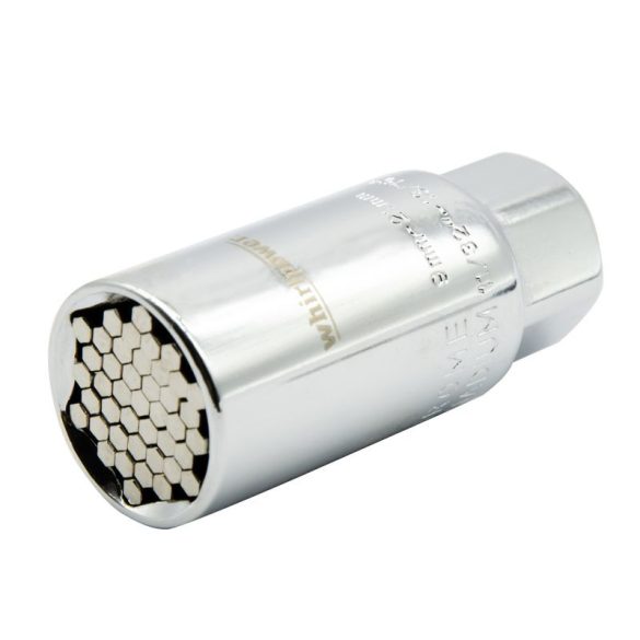 Dugófej, Whirlpower 1613-2502, ezüst, 9-21 mm, 3/8", Cr-V, univerzális