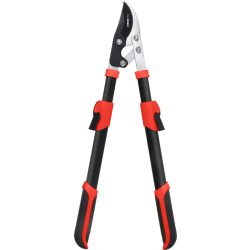   Ágvágó olló, Strend Pro Premium, fekete/piros, 69–94 cm, acél penge, teleszkópos,