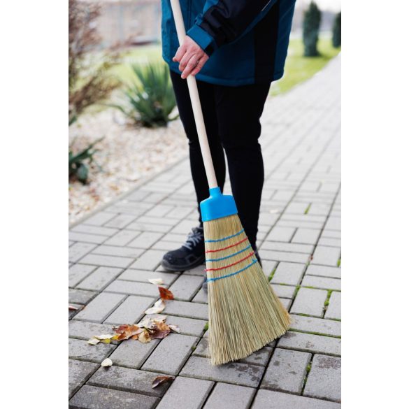 Cirokseprű, MagicHome, nagy, 5 varrásos, műanyag fedéllel, 31 x 41 x 88 cm