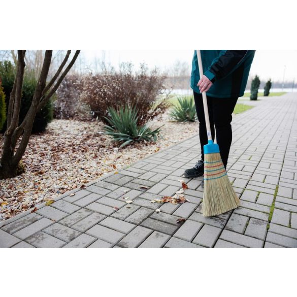 Cirokseprű, MagicHome, nagy, 5 varrásos, műanyag fedéllel, 31 x 41 x 88 cm